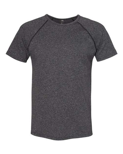 Next Level 2050 Men's Mock Twist Raglan T-Shirt - Black - front