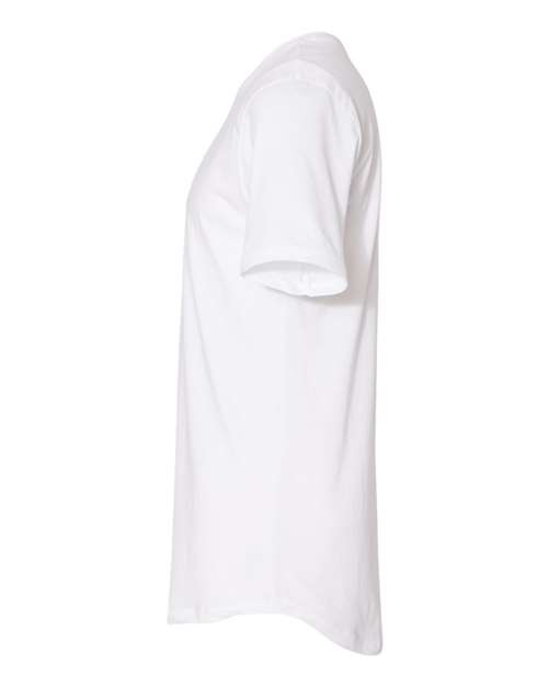 Next Level 3602 Men's Cotton Long Body T-Shirt - White - side