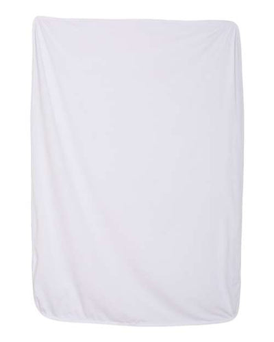 Rabbit Skins 1110 Premium Jersey Infant Blanket - White - front