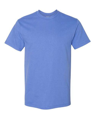 Gildan H000 Hammer T-Shirt - Flo Blue - front