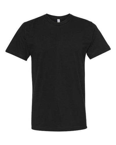 American Apparel 2001 Unisex Fine Jersey Tee - Black - front