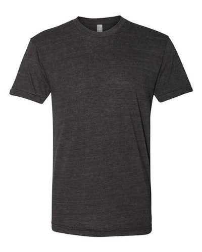 American Apparel TR401USA Unisex USA-Made Triblend Track Tee - Tri-Black - front