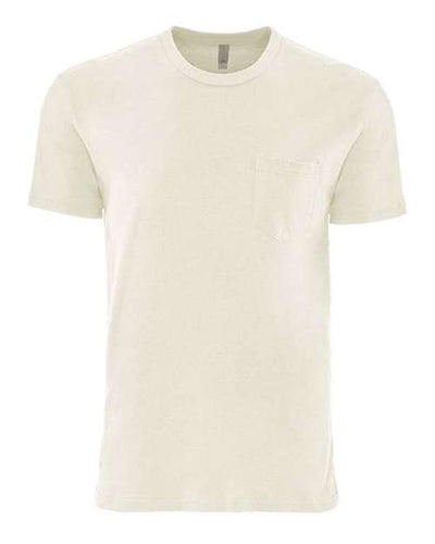Next Level 3605 Unisex Cotton Pocket T-Shirt - Natural - front