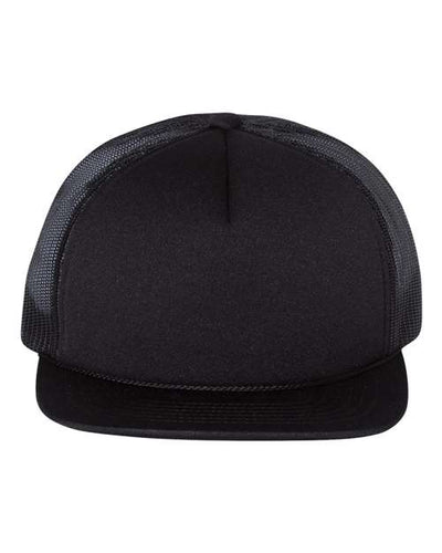 Richardson 113 Foamie Trucker Cap - Black - front