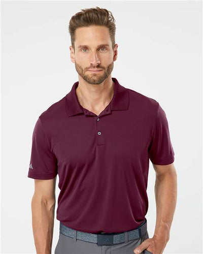 Adidas A230 Men's Performance Polo - Maroon - model front