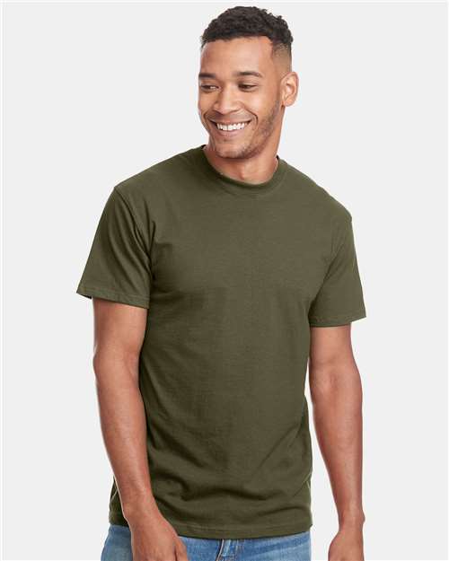 Next Level 7410S Unisex Power Crew Tee - Military Green - front