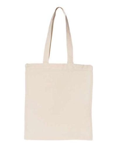 OAD OAD117 Large Canvas Tote - Natural - front