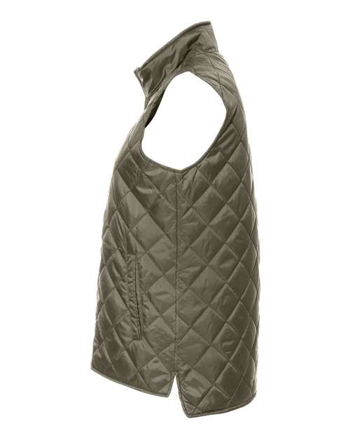 Weatherproof W207359 Women's Vintage Diamond Quilted Vest - Rosin - side