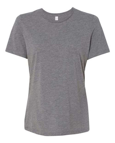 BELLA + CANVAS 6413 Women’s Relaxed Fit Triblend Tee - Grey Triblend - front