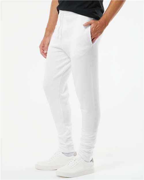 Jerzees 975MPR Unisex Nublend Joggers - White - model side
