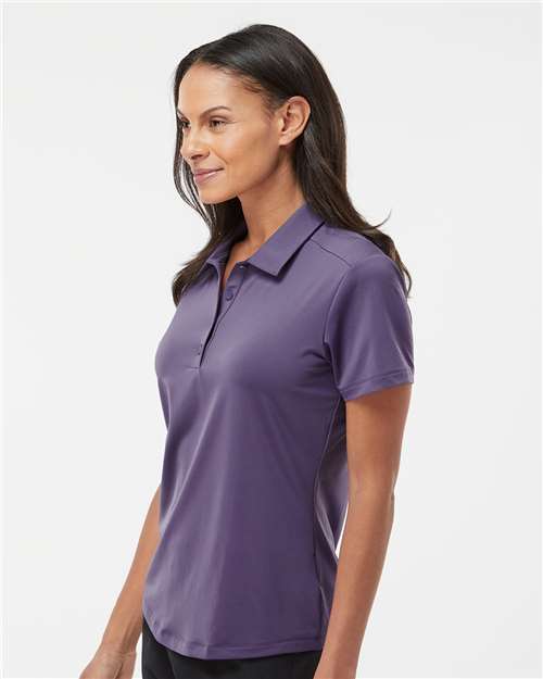 Adidas A515 Women's Ultimate365 Solid Polo - Tech Purple - model side