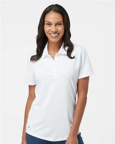 Adidas A515 Women's Ultimate365 Solid Polo - White - model front