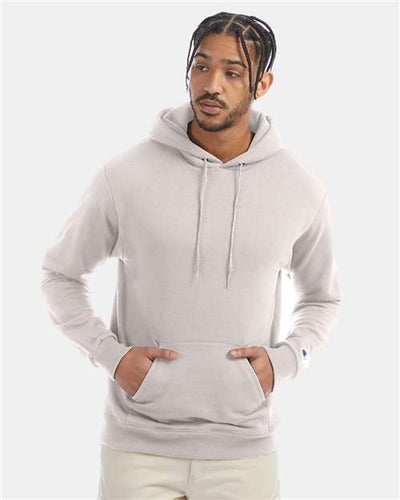 Champion S700 Powerblend Hooded Sweatshirt - Body Blush - model front