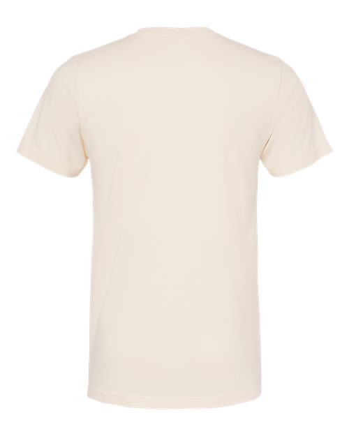 Bella+Canvas 3001CVC Unisex Heather CVC Short Sleeve Tee - Heather Natural - back