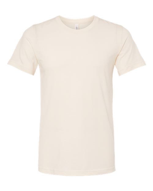 Bella+Canvas 3001CVC Unisex Heather CVC Short Sleeve Tee - Heather Natural - front