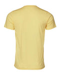 Bella+Canvas 3001CVC Unisex Heather CVC Short Sleeve Tee - Heather French Vanilla - back