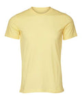 Bella+Canvas 3001CVC Unisex Heather CVC Short Sleeve Tee - Heather French Vanilla - front