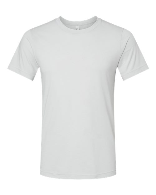 Bella+Canvas BC3001CVC Unisex Heather CVC Short Sleeve Tee - Heather Silver - front