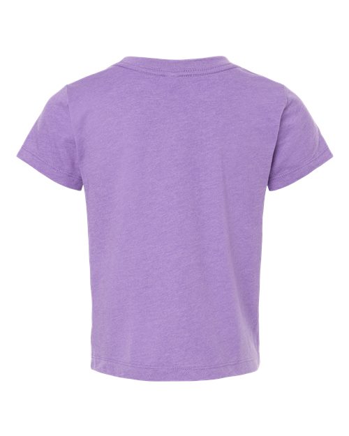 BELLA + CANVAS 3001T Toddler Jersey Tee - Heather Team Purple - back