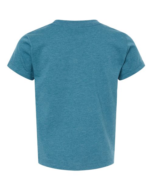 BELLA + CANVAS 3001T Toddler Jersey Tee - Heather Deep Teal - back