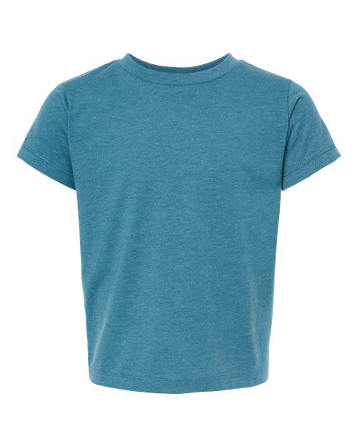 BELLA + CANVAS 3001T Toddler Jersey Tee - Heather Deep Teal - front