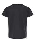 BELLA + CANVAS 3413T Toddler Triblend Tee - Solid Black Triblend - back