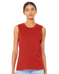 BELLA + CANVAS 6003 Women's Jersey Muscle Tank - Red - model front