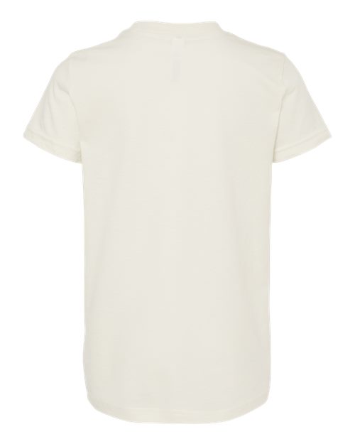 Bella + Canvas 3001Y Youth Jersey Tee - Vintage White - back
