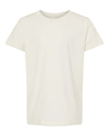 Bella + Canvas 3001Y Youth Jersey Tee - Vintage White - flat front