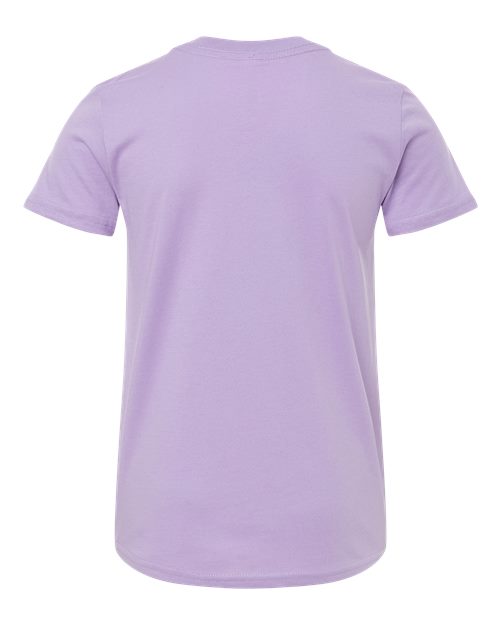 Bella + Canvas 3001Y Youth Jersey Tee - Dark Lavender - back