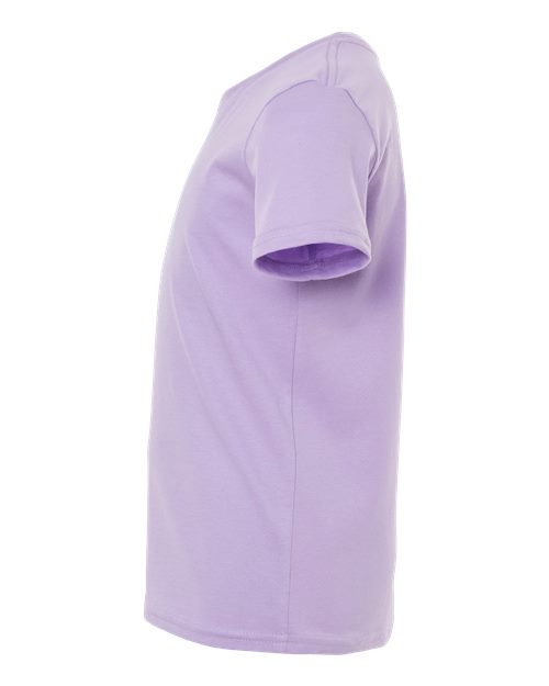 Bella + Canvas 3001Y Youth Jersey Tee - Dark Lavender - side