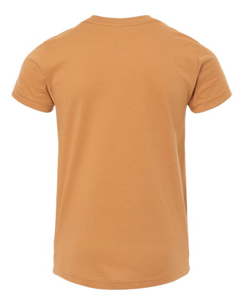 Bella + Canvas 3001Y Youth Jersey Tee - Toast - back