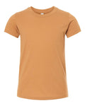 Bella + Canvas 3001Y Youth Jersey Tee - Toast - flat front