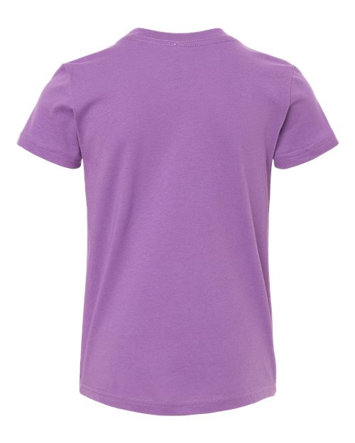 Bella + Canvas 3001Y Youth Jersey Tee - Royal Purple - back