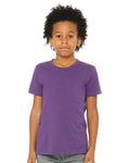 Bella + Canvas 3001Y Youth Jersey Tee - Royal Purple - model front