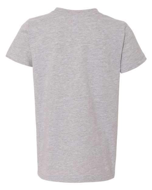 BELLA + CANVAS 3001YCVC Youth CVC Jersey Tee - Athletic Heather - back