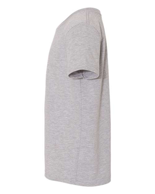 BELLA + CANVAS 3001YCVC Youth CVC Jersey Tee - Athletic Heather - side