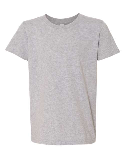 BELLA + CANVAS 3001YCVC Youth CVC Jersey Tee - Athletic Heather - front
