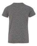 BELLA + CANVAS 3001YCVC Youth CVC Jersey Tee - Deep Heather - back