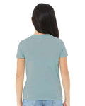 BELLA + CANVAS 3001YCVC Youth CVC Jersey Tee - Heather Blue Lagoon - model back