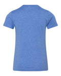 BELLA + CANVAS 3001YCVC Youth CVC Jersey Tee - Heather Columbia Blue - back