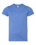 BELLA + CANVAS 3001YCVC Youth CVC Jersey Tee - Heather Columbia Blue - front