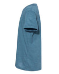BELLA + CANVAS 3001YCVC Youth CVC Jersey Tee - Heather Deep Teal - side