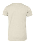 BELLA + CANVAS 3001YCVC Youth CVC Jersey Tee - Heather Dust - back