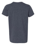 BELLA + CANVAS 3001YCVC Youth CVC Jersey Tee - Heather Navy - back
