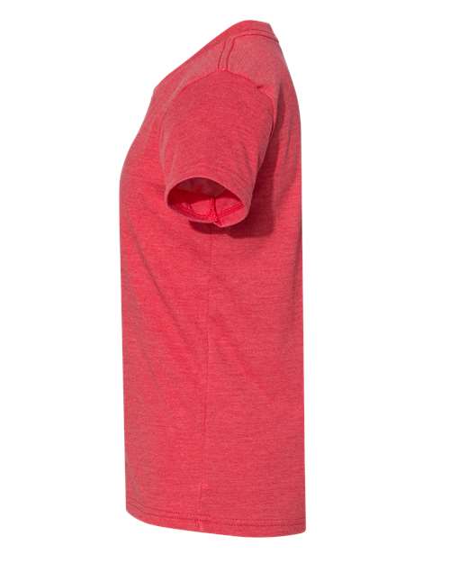 BELLA + CANVAS 3001YCVC Youth CVC Jersey Tee - Heather Red - side