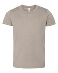 BELLA + CANVAS 3001YCVC Youth CVC Jersey Tee - Heather Stone - front