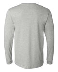 BELLA + CANVAS 3501CVC Heather CVC Long Sleeve Tee - Athletic Heather - back