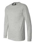BELLA + CANVAS 3501CVC Heather CVC Long Sleeve Tee - Athletic Heather - side