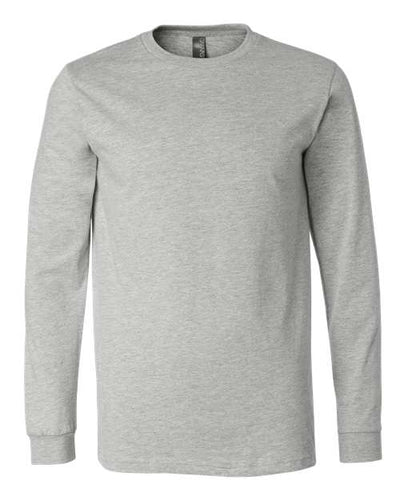 BELLA + CANVAS 3501CVC Heather CVC Long Sleeve Tee - Athletic Heather - front